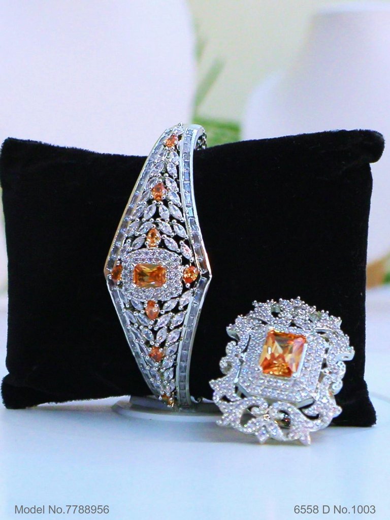 Artificial Diamond Cz Jewelry Set