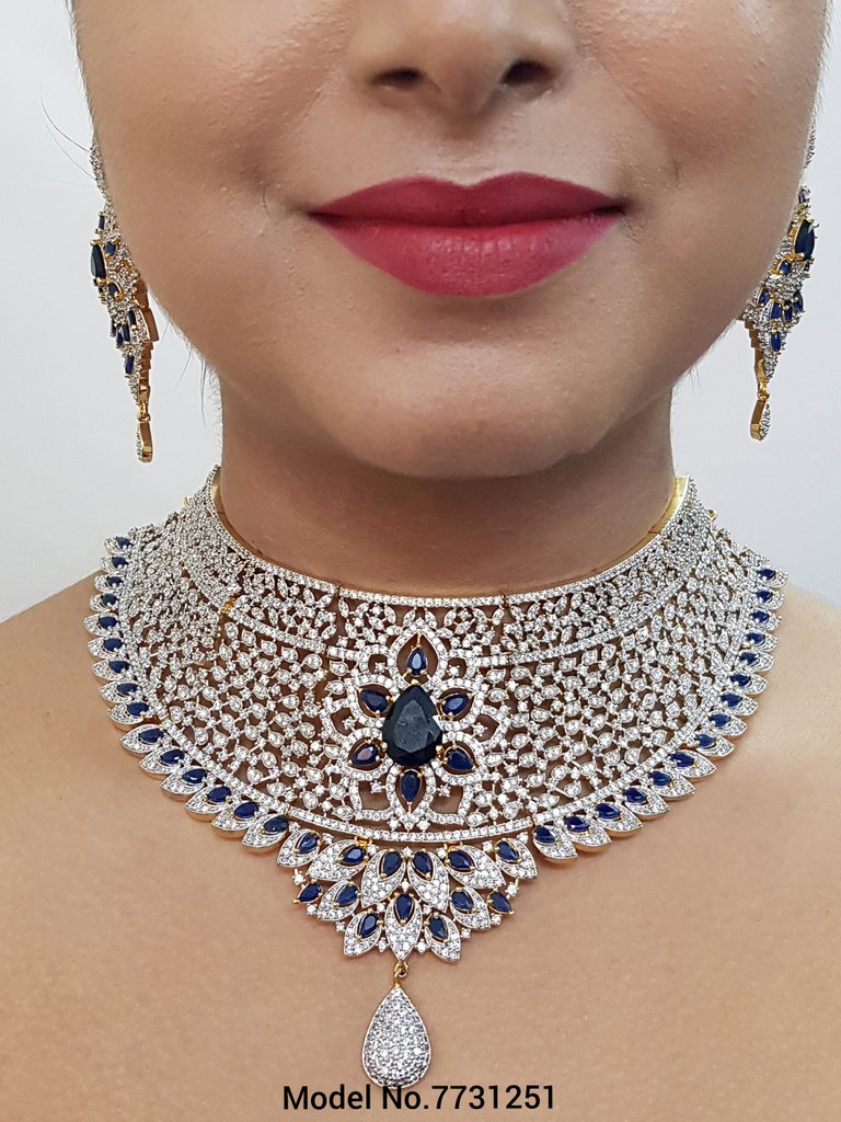Choker Necklace Set for Weddings