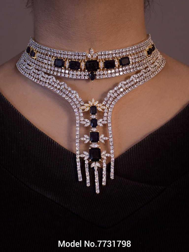 Choker Necklace Set for Weddings