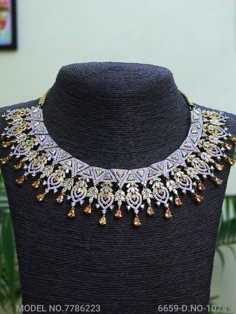 Fashion Necklace Set | Artificial Diamonds / Zircons