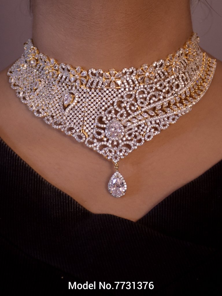 Choker Necklace Set for Weddings