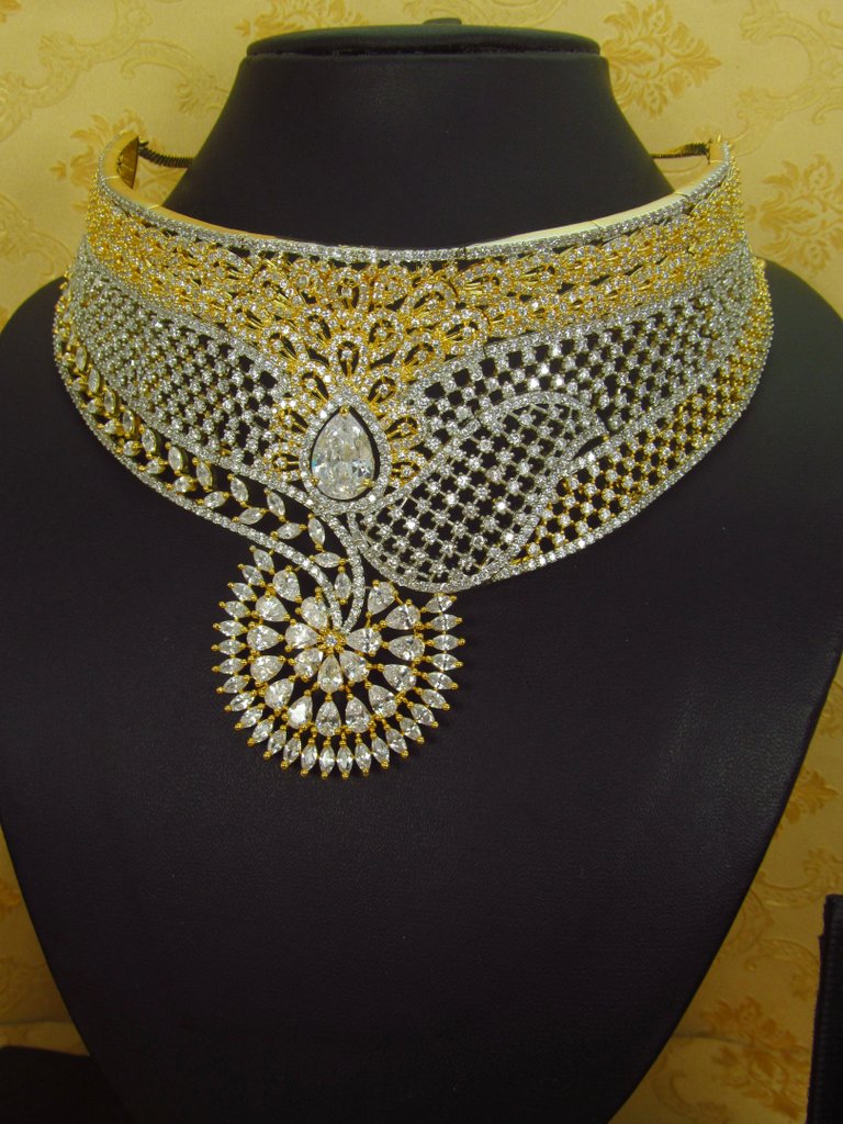 American Diamond Necklace Set