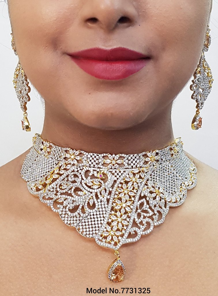 Choker Jewelry Set for Wedding Occasions