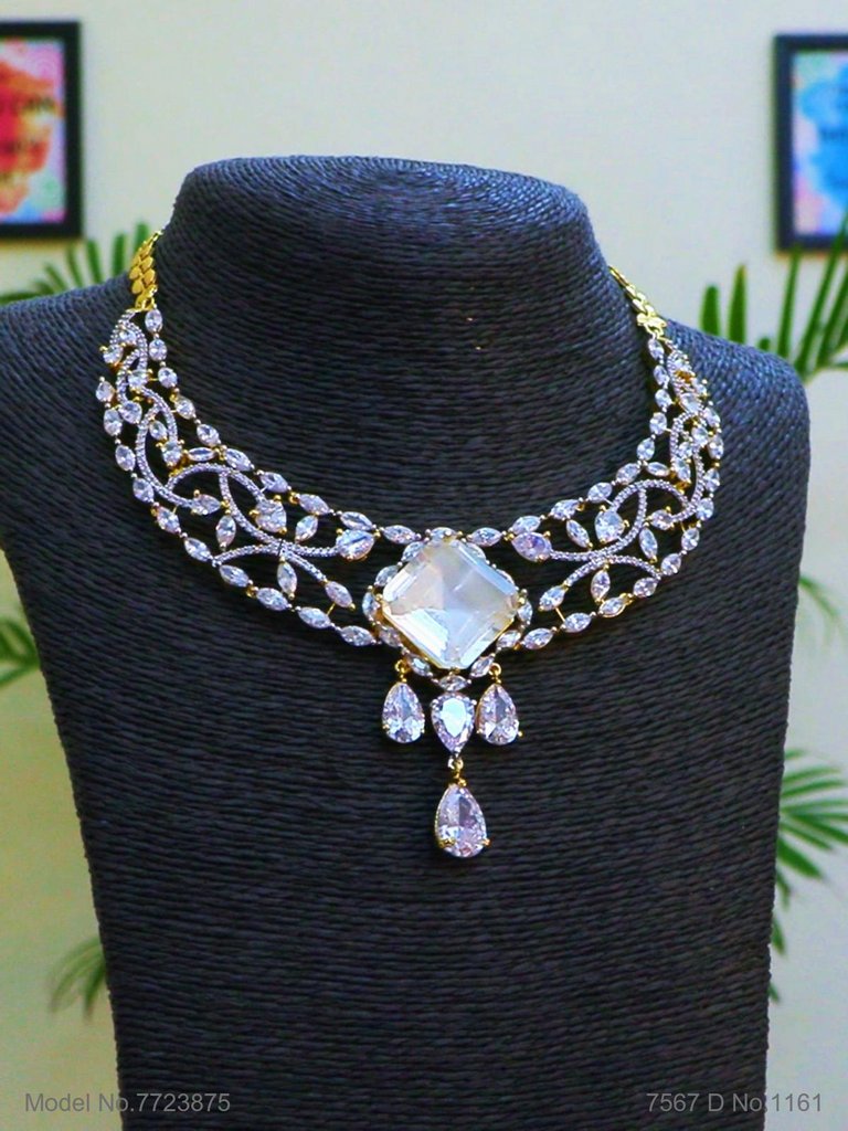 Handmade Traditional Masterpiece Zircon Jewelry Set