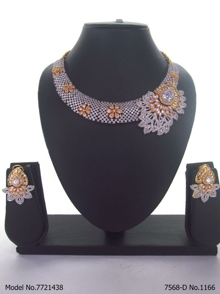 Traditional Design | American Diamond Jewelry Set