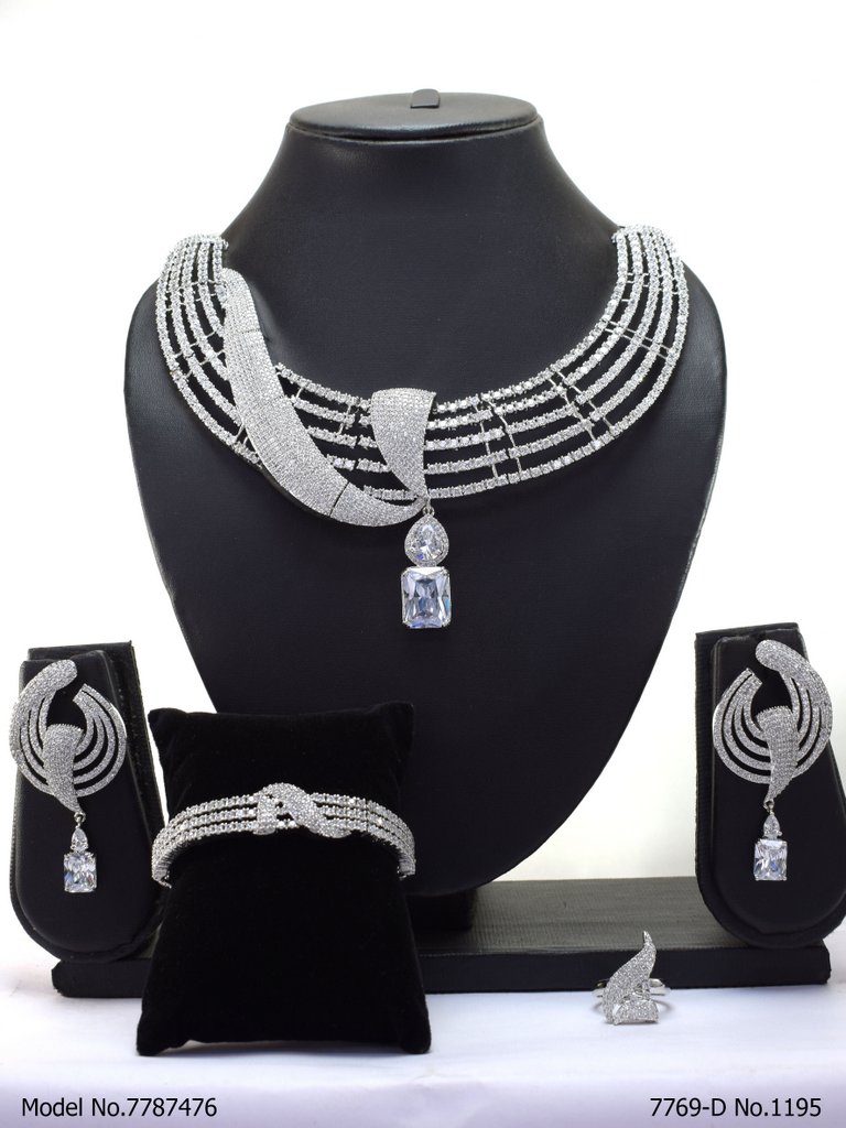 Traditional Cz Jewelry Sets
