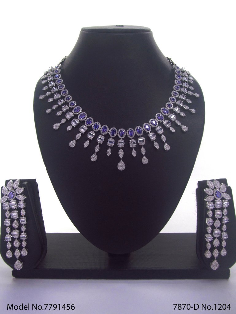 Fashion Necklace Set | Artificial Diamonds / Zircons