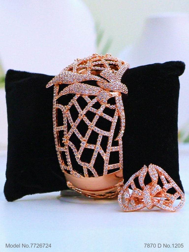 Imitation Diamond Cz Jewelry Set