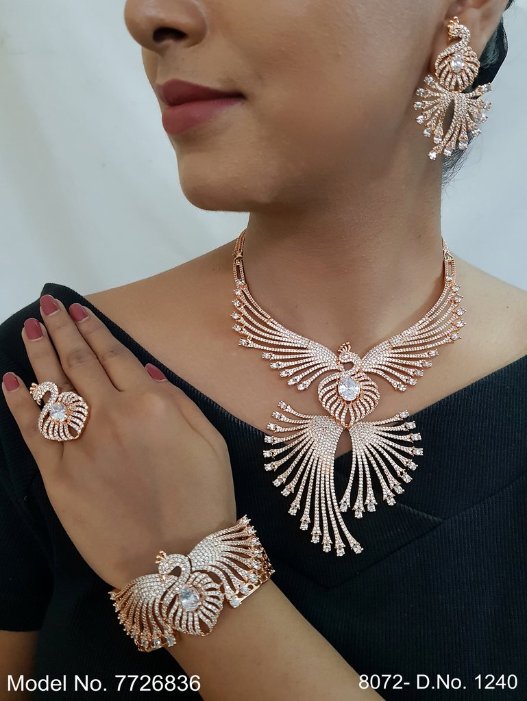 Traditional Cz Jewelry Sets