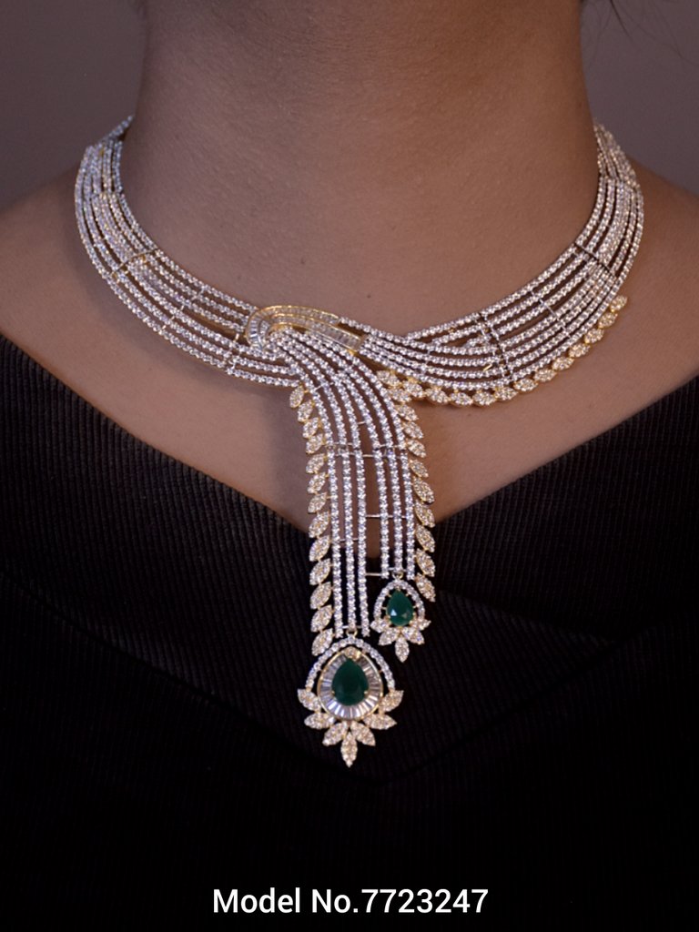 Imitation Diamond Cz Jewelry Set