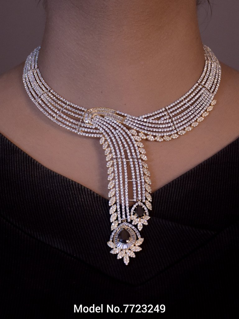Artificial Diamond Cz Jewelry Set