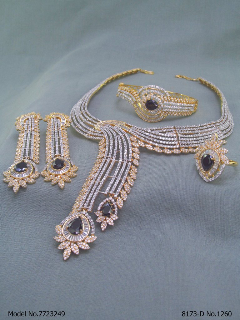 Artificial Diamond Cz Jewelry Set