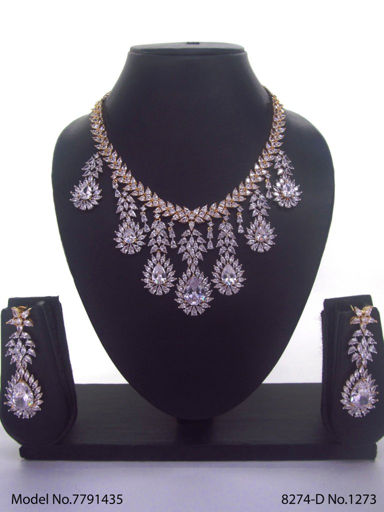 Artificial Diamond Cz Jewelry Set