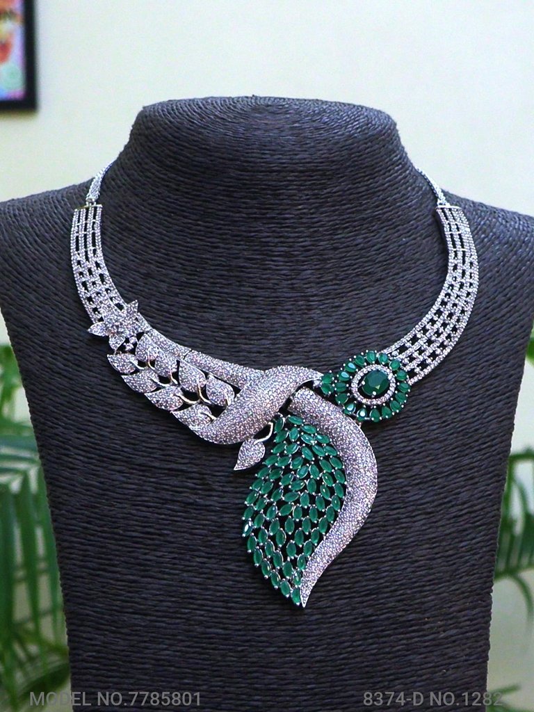 Fashion Necklace Set | Artificial Diamonds / Zircons