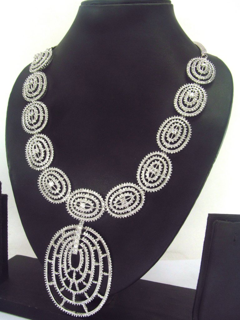 Traditional Design | American Diamond Jewelry Set