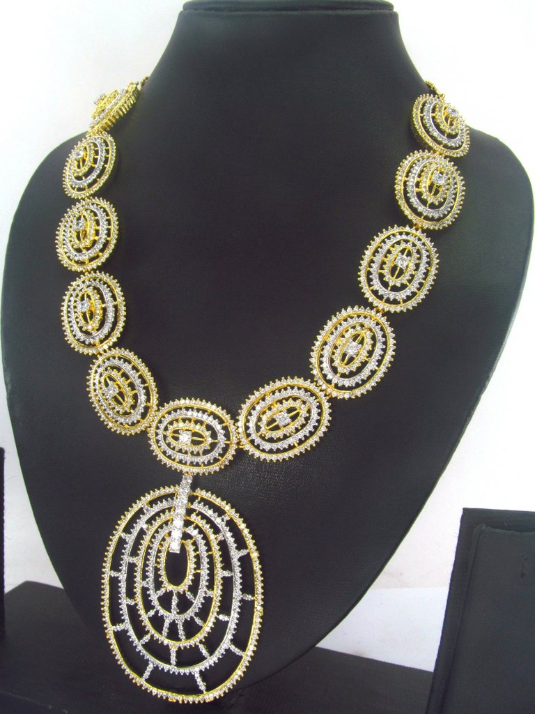 Fashion Necklace Set | Artificial Diamonds / Zircons