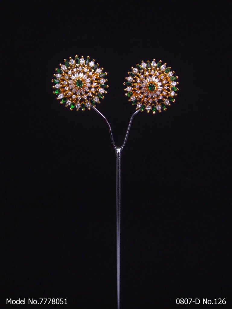 Ethnic Cubic Zirconia Earrings