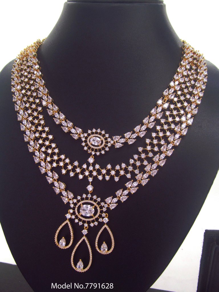 Imitation Diamond Cz Jewelry Set