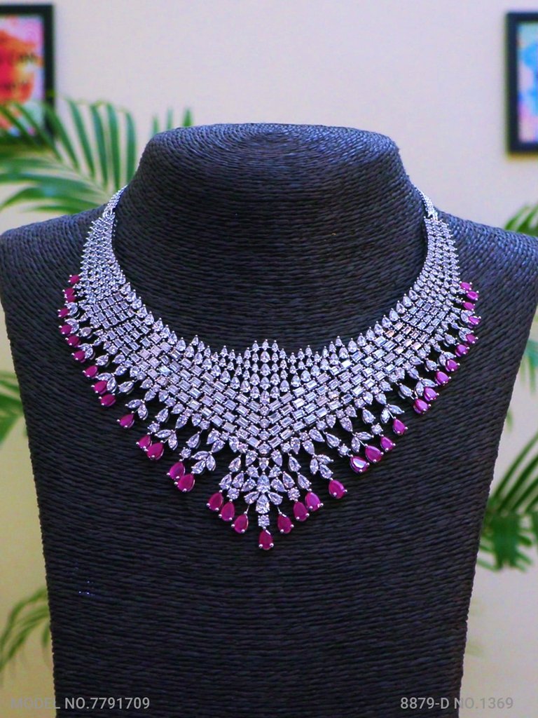 Traditional Design | American Diamond Jewelry Set