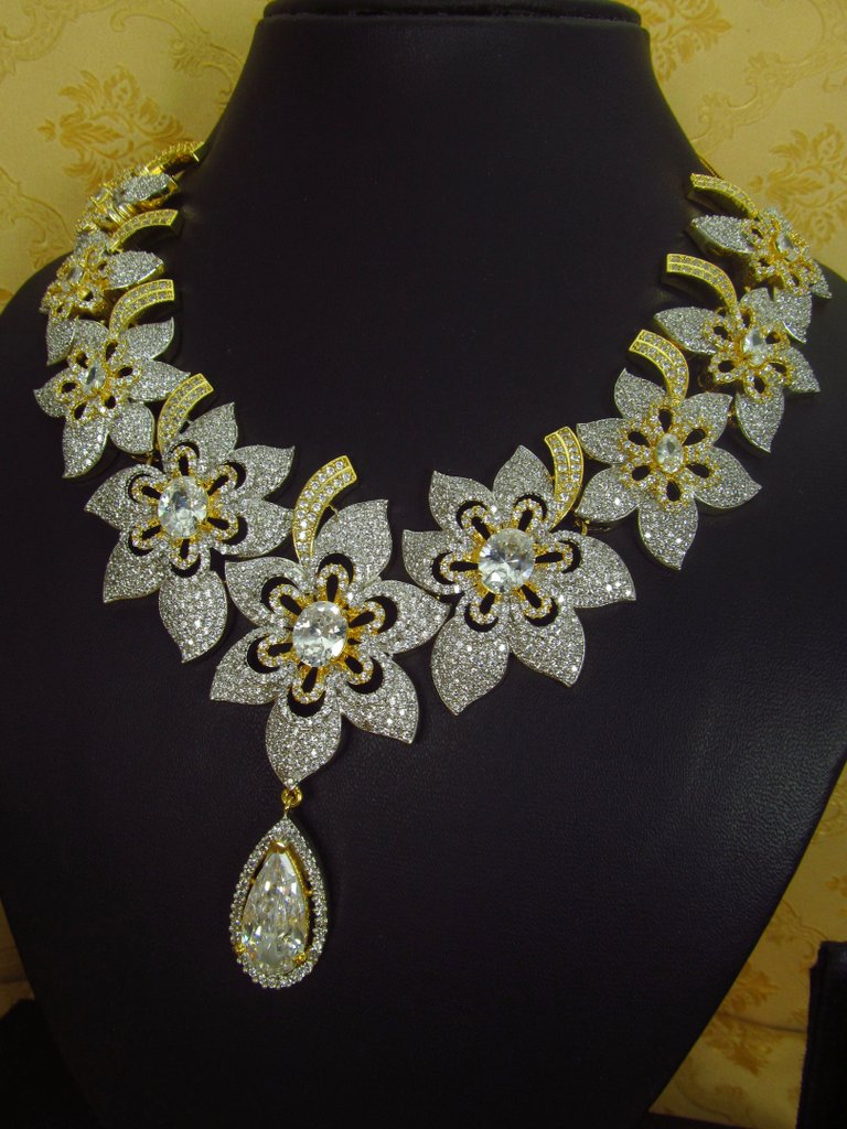 Imitation Diamond Cz Jewelry Set