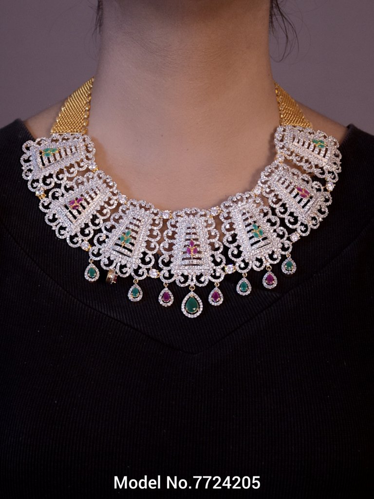 Original Cz Traditional Necklace