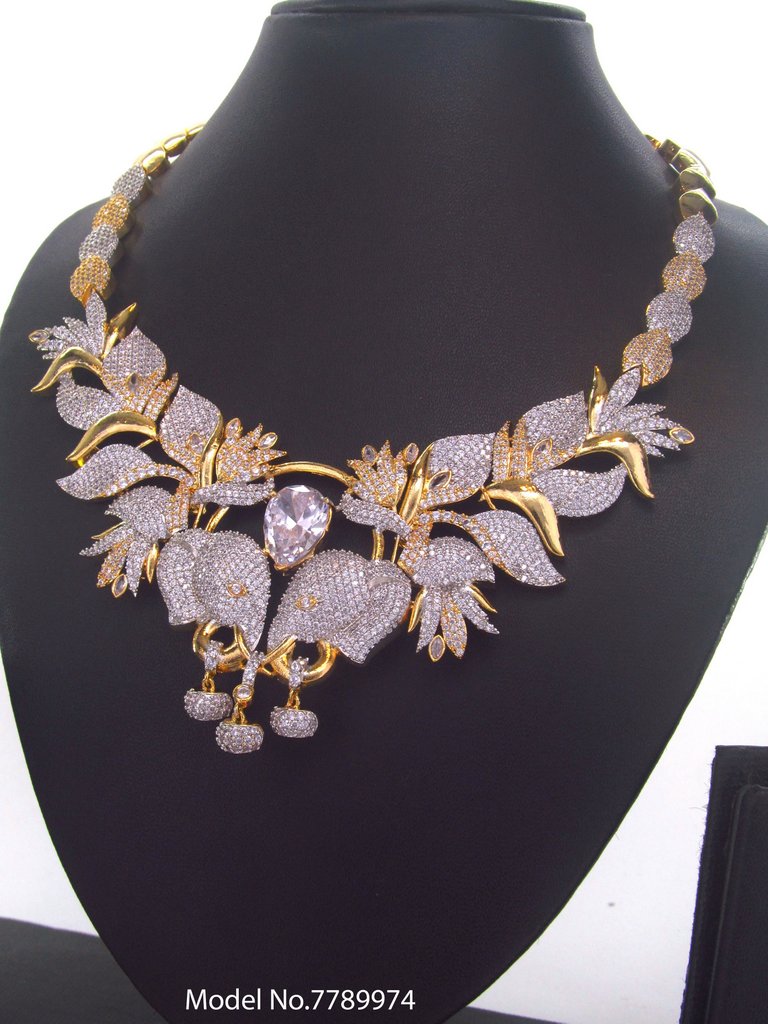 Fashion Necklace Set | Artificial Diamonds / Zircons