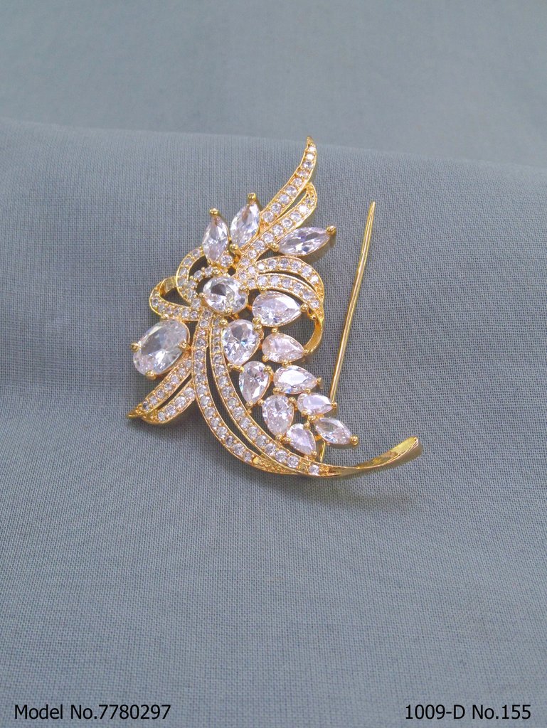 CZ Brooch
