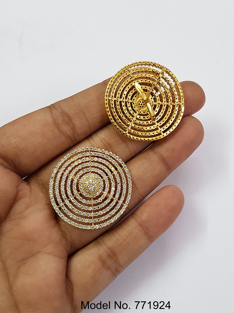 American diamond Earring Indian hand crafted