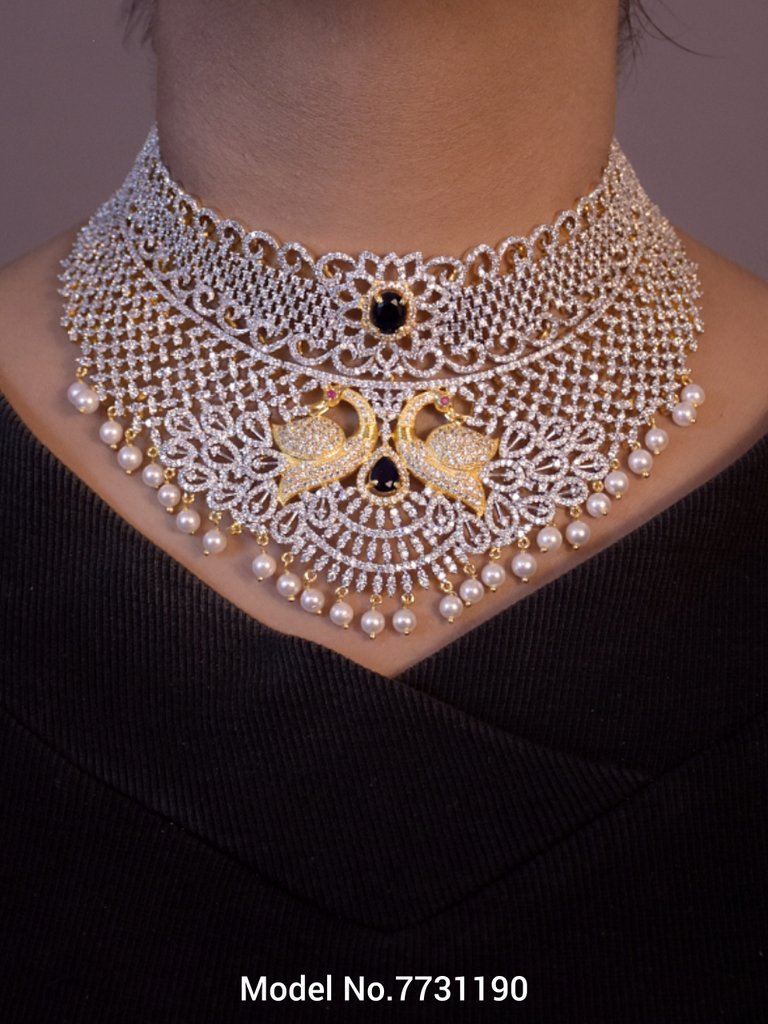 Choker Necklace Set for Weddings