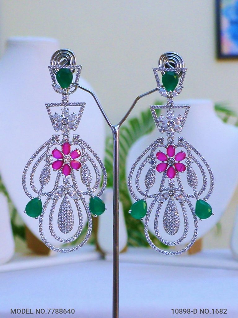 Imitation Diamond Cz Jewelry Set