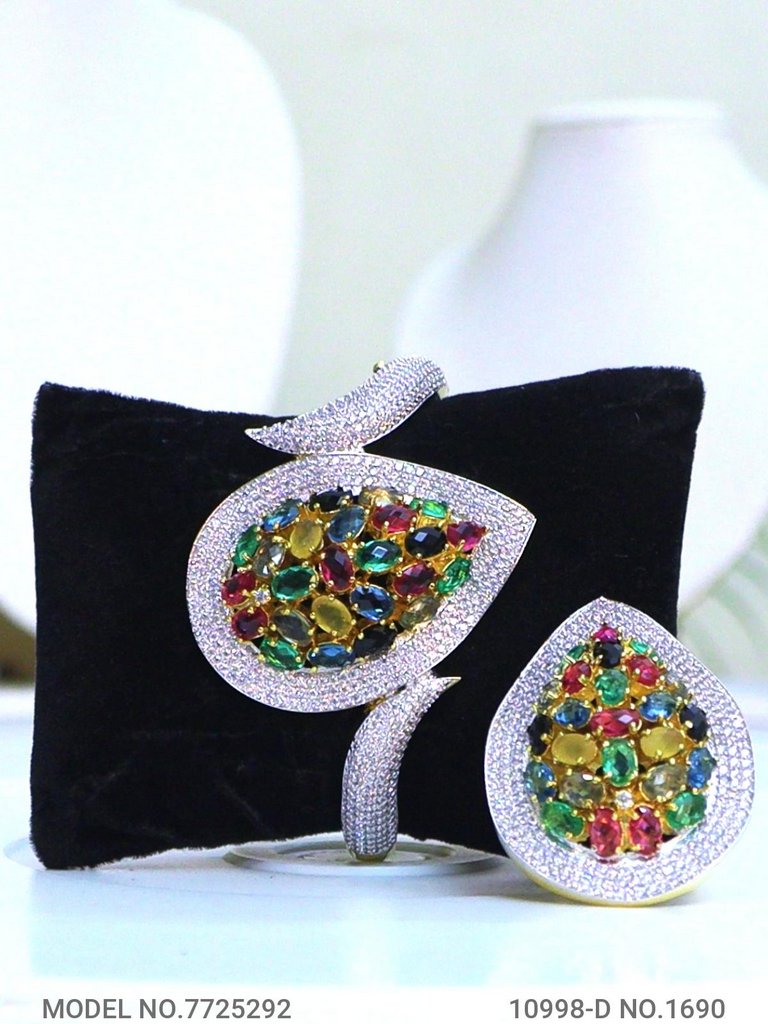 Artificial Diamond Cz Jewelry Set