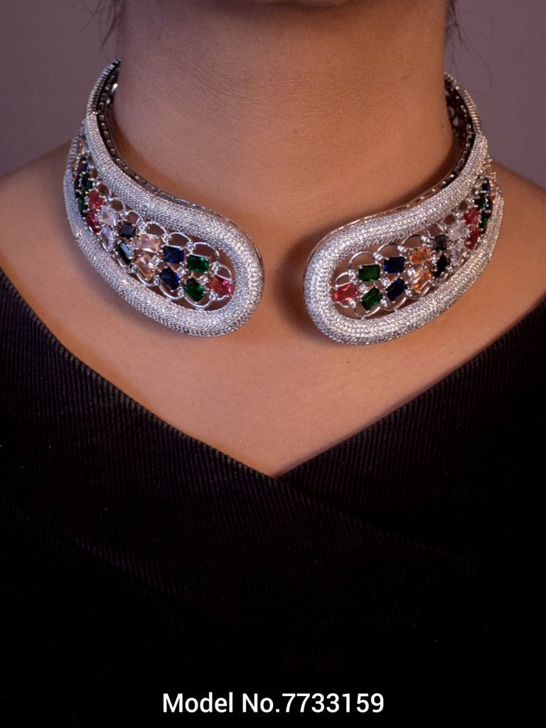 Choker Necklace Set for Weddings