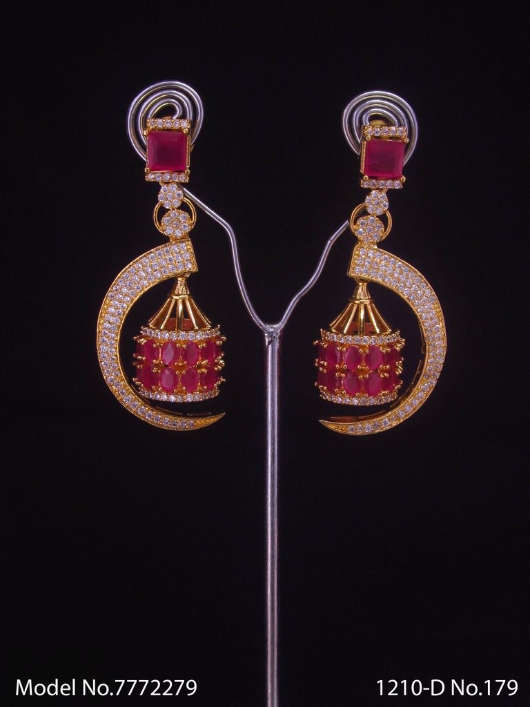 Cz Fashion Earrings | Handcrafted