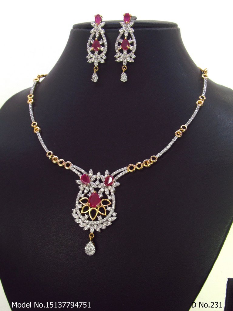 CZ Classic Necklace Collection