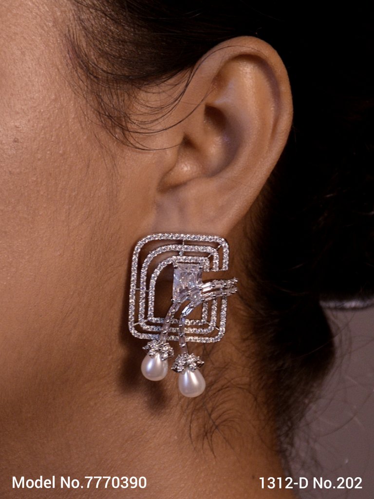 Indian CZ Earrings