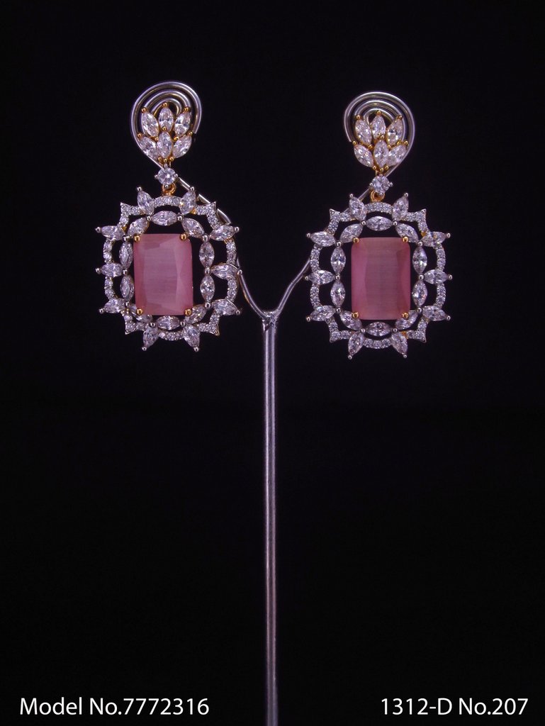 Cz Fashion Earrings | Handcrafted