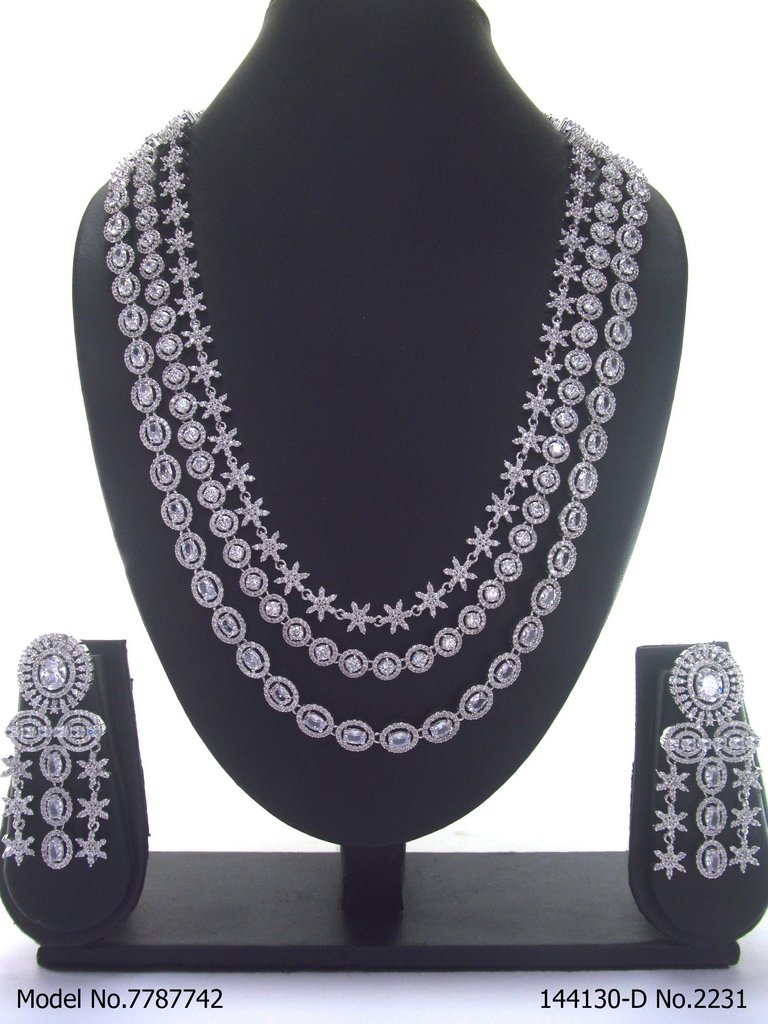 Traditional Cz Jewelry Sets