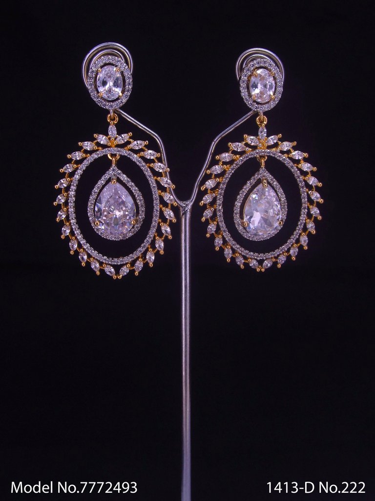 Cz Earring in wholesale price