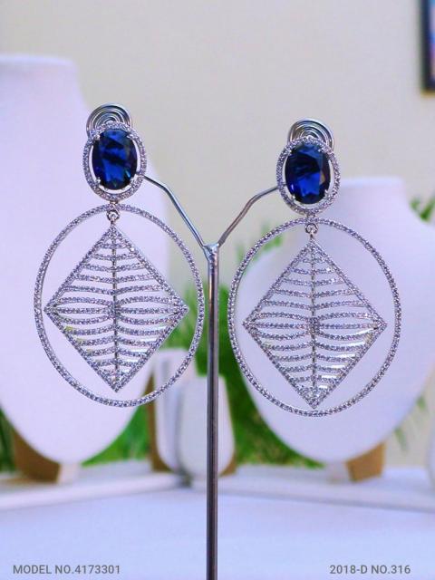 Real Zircon | Fashion AD Earrings