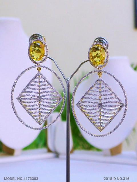 Real Zircon | Fashion AD Earrings