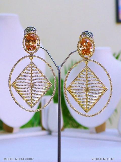 Real Zircon | Fashion AD Earrings