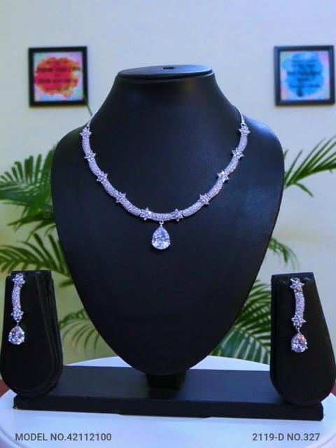 Classic yet Trendy | Cz Fashion Necklace Set