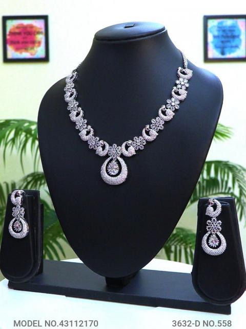 Original Cubic Zircon | Classic Necklace Set