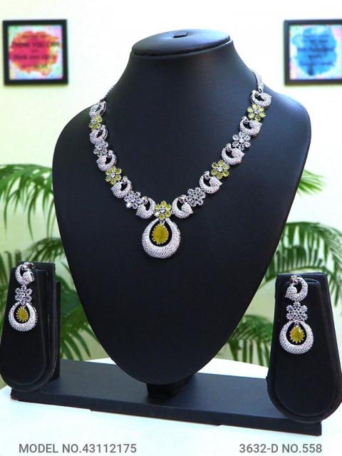 Cz Jewelry Set | Classic Pattern