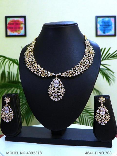 Imitation Diamond Cz Jewelry Set