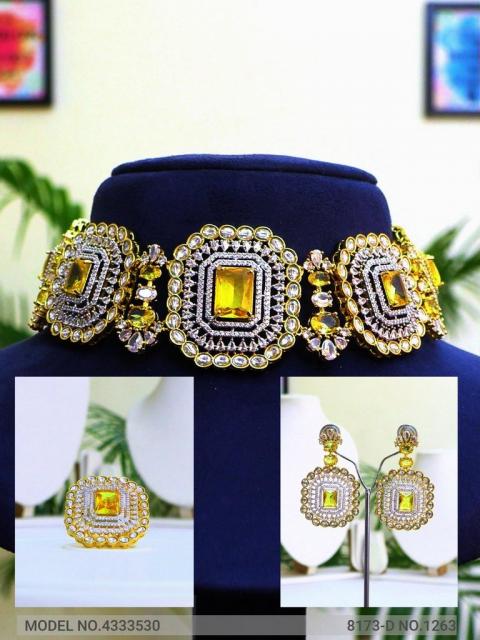 Imitation Diamond Cz Jewelry Set