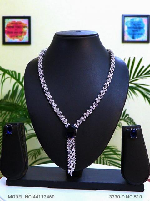 Light weighted CZ Necklace Set