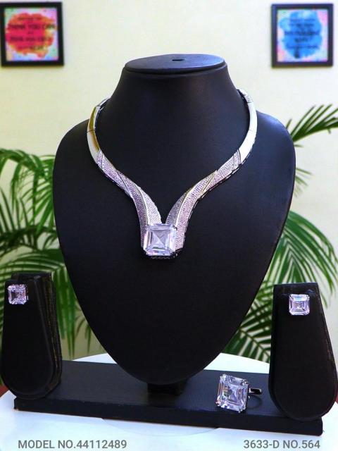 Original Cubic Zircon | Classic Necklace Set