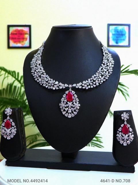 Handmade Traditional Masterpiece Zircon Jewelry Set