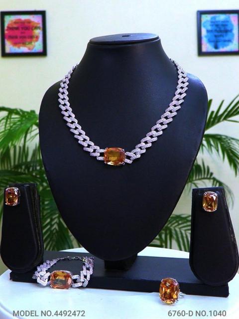 Original Zircon Necklace Set